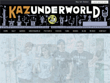 Tablet Screenshot of kazunderworld.com